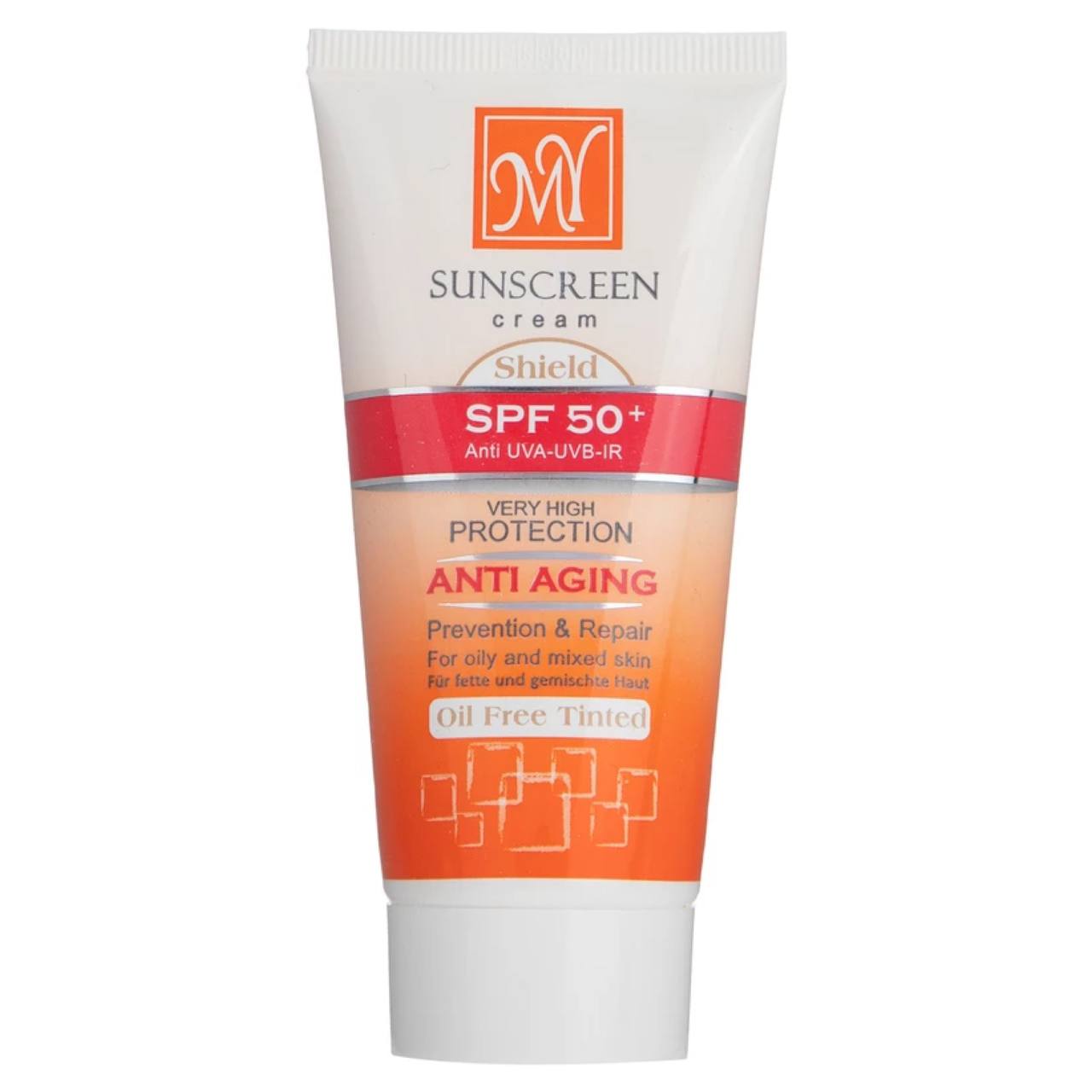 کرم ضد آفتاب ضد چروک رنگی فاقد چربی SPF 50 مای MY (1) کرم ضد آفتاب ضد چروک رنگی فاقد چربی SPF 50 مای MY پرگاس