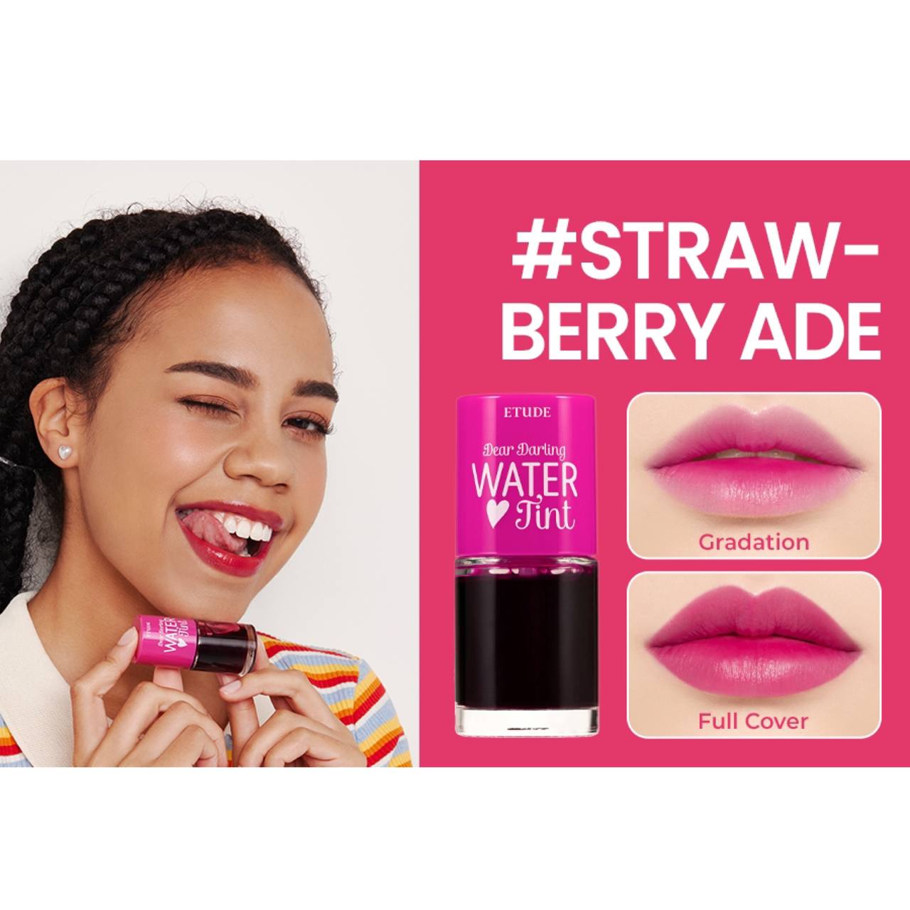 تینت لب صورتی اتود هاوس مایع Water Tint (5)