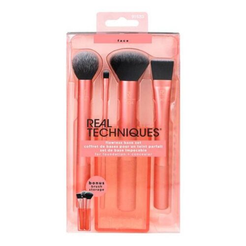 ست براش 4 عددی flawless base ریل تکنیک REAL TECHNIQUES پرگاس