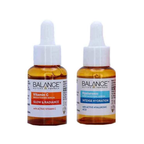 پک 2 عددی سرم هیالورونیک اسید و ویتامین سی The Serum Heroes بالانس BALANCE پرگاس