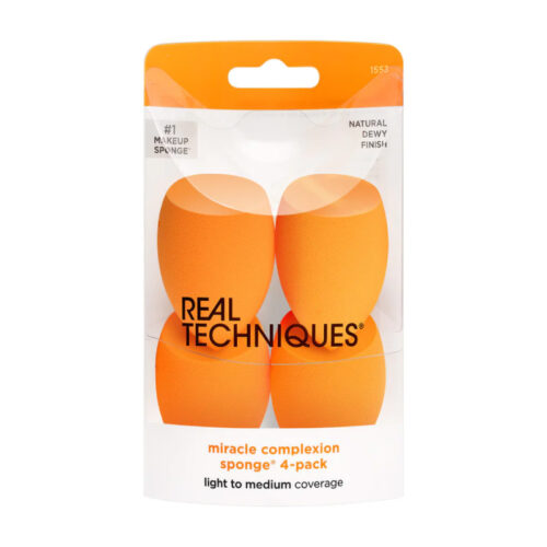 پد آرایشی 4 عددی Miracle Complexion ریل تکنیک REAL TECHNIQUES پرگاس