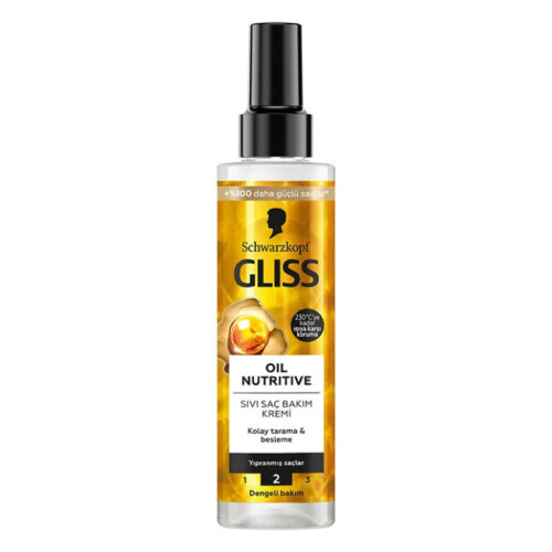 اسپری دو فاز مغذی OIL NUTRITIVE گلیس GLISS پرگاس